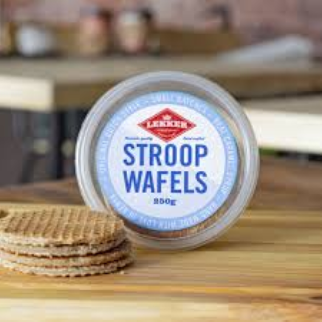 LEKKER STROOPWAFELS 5 PACK SYRUP WAFERS 180G